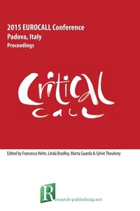Enlarge image Cover: Critical Call - Proceedings of the 2015 Eurocall Conference, Padova, Italy - Research-Publishing.net