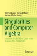 Cover: Singularities and Computer Algebra - Springer