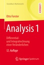 Bild: Analysis 1 - Springer Spektrum