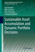 Cover: Sustainable Asset Accumulation and Dynamic Portfolio Decisions - Springer
