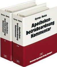 Abbildung von: Apothekenbetriebsordnung Kommentar - Deutscher Apotheker Verlag
