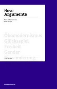 Enlarge image Cover: NovoArgumente - Novo Argumente Verlag