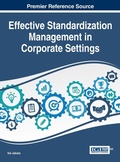 Cover: Effective Standardization Management in Corporate Settings - Idea Group,U.S.