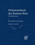 Cover: Ortsnamenbuch des Kantons Bern. Teil 5 (Q-Sch) - Narr Francke Attempto