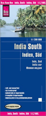 Abbildung von: Reise Know-How Landkarte Indien, Süd / India, South (1:1.200.000) - Reise Know-How Verlag Peter Rump GmbH