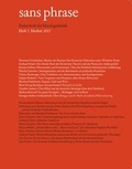 Cover: sans phrase - &ccedil;a-ira-Verlag