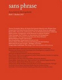 Enlarge image Cover: sans phrase - ça-ira-Verlag