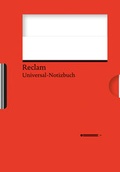 Cover: Reclams Universal-Notizbuch (rot) - Reclam
