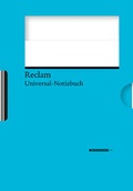 Cover: Reclams Universal-Notizbuch (blau) - Reclam
