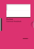 Cover: Reclams Universal-Notizbuch (magenta) - Reclam