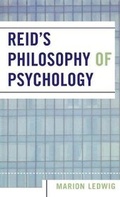 Cover: Reid's Philosophy of Psychology - University Press of America