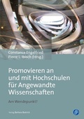 Cover: Promovieren an und mit Hochschulen f&uuml;r Angewandte Wissenschaften - Verlag Barbara Budrich