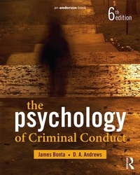 Abbildung von: The Psychology of Criminal Conduct - Routledge