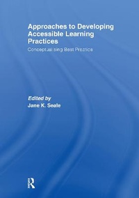 Enlarge image Cover: Approaches to Developing Accessible Learning Experiences - Routledge