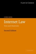 Cover: Internet Law - Cambridge University Press