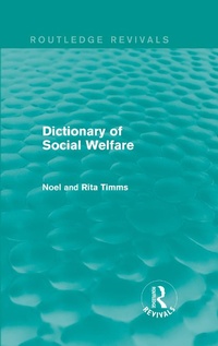Enlarge image Cover: Dictionary of Social Welfare - Routledge