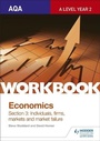 Cover: AQA A-Level Economics Workbook Section 3: Individuals, firms, markets and market failure - Philip Allan Updates