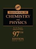 Cover: CRC Handbook of Chemistry and Physics - Productivity Press