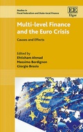 Cover: Multi-level Finance and the Euro Crisis - Edward Elgar Publishing