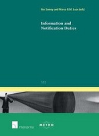 Abbildung von: Information and Notification Duties - Intersentia Ltd