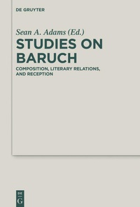 Bild vergrößern Bild: Studies on Baruch - De Gruyter