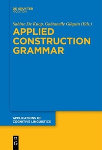Abbildung von: Applied Construction Grammar - De Gruyter Mouton