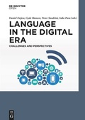 Cover: Language in the Digital Era. Challenges and Perspectives - De Gruyter