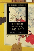 Cover: The Cambridge Companion to British Poetry, 1945-2010 - Cambridge University Press