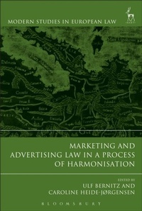 Enlarge image Cover: Marketing and Advertising Law in a Process of Harmonisation - Hart Publishing
