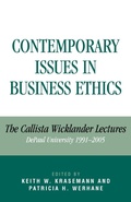 Cover: Contemporary Issues in Business Ethics - University Press of America