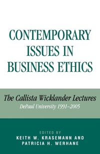 Enlarge image Cover: Contemporary Issues in Business Ethics - University Press of America