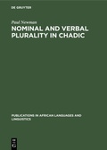 Cover: Nominal and Verbal Plurality in Chadic - De Gruyter Mouton