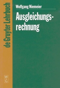 Abbildung von: Ausgleichungsrechnung - De Gruyter