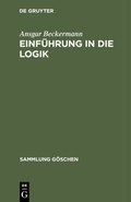 Cover: Einf&uuml;hrung in die Logik - De Gruyter