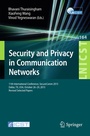 Cover: Security and Privacy in Communication Networks - Springer