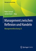 Cover: Management zwischen Reflexion und Handeln - Springer Gabler