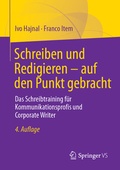 Cover: Schreiben und Redigieren - auf den Punkt gebracht - Springer VS