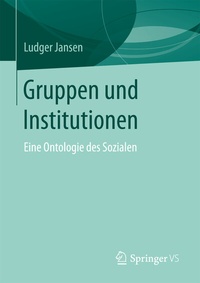 Abbildung von: Gruppen und Institutionen - Springer VS