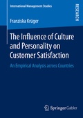 Cover: The Influence of Culture and Personality on Customer Satisfaction - Springer Gabler