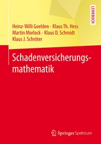 Abbildung von: Schadenversicherungsmathematik - Springer Spektrum