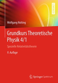 Abbildung von: Grundkurs Theoretische Physik 4/1 - Springer Spektrum