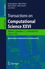 Cover: Transactions on Computational Science XXVI - Springer