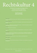 Cover: Rechtskultur 4 - Zeitschrift f&uuml;r Europ&auml;ische Rechtsgeschichte - edition rechtskultur