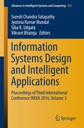 Cover: Information Systems Design and Intelligent Applications - Springer