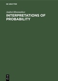 Cover: Interpretations of Probability - De Gruyter