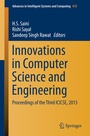 Cover: Innovations in Computer Science and Engineering - Springer