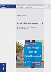 Abbildung von: Die AfD bei der Bundestagswahl 2013 - Tectum Wissenschaftsverlag