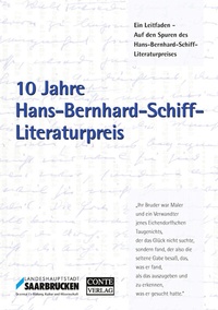 Abbildung von: 10 Jahre Hans-Bernhard-Schiff-Literaturpreis - CONTE-VERLAG