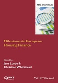 Cover: Milestones in European Housing Finance - Wiley-Blackwell