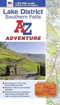 Abbildung von: Lake District (Southern Fells) Adventure Atlas - Geographers' A-Z Map Co Ltd